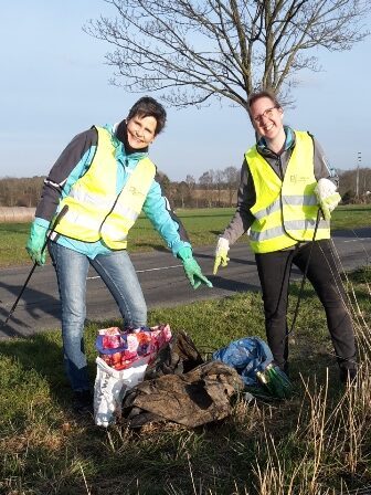 Müllsammelaktion in Ottensen – viel Wildmüll am Straßenrand!