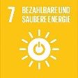 UN Nachhaltigkeitsziel 7 bezahlbare und saubere Energie